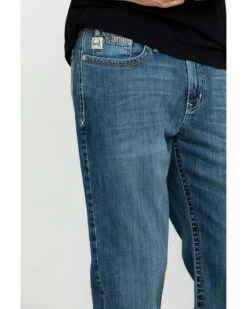 Cinch Men's Grant Medium Stonewash Mid Relaxed Bootcut Jeans 12 Cinch Men's Grant Medium Stonewash Mid Relaxed Bootcut Jeans -Western Cowboy World 2000283510 402 P5