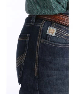 Cinch Men's Ian Med Rinse Slim Bootcut Jeans -Western Cowboy World 2000283585 402 P4