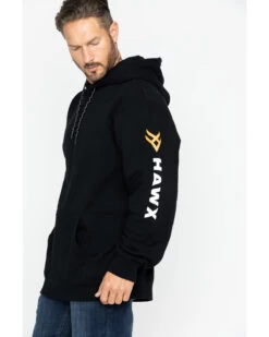 Hawx Men's Logo Sleeve Hooded Work Sweatshirt - Big -Western Cowboy World 2000284106 001 P4
