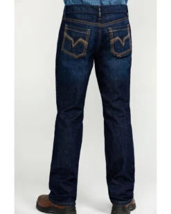 Cody James Men's FR Millikin Dark Slim Bootcut Work Jeans
