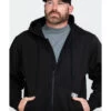 Wolverine Men's FR Logo Sleeve Zip-Up Work Hoodie 1 Wolverine Men's FR Logo Sleeve Zip-Up Work Hoodie -Western Cowboy World 2000286843 001 P1