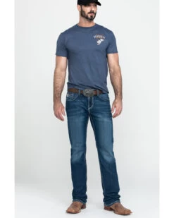 Cinch Men's Ian Medium Stone Wash Slim Boot Jeans -Western Cowboy World 2000288366 402 P6