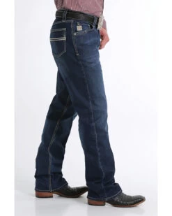 Cinch Men's Carter 2.0 Mid Stone Relaxed Bootcut Jeans 7 Cinch Men's Carter 2.0 Mid Stone Relaxed Bootcut Jeans -Western Cowboy World 2000288481 402 P3