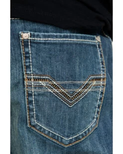 Rock & Roll Cowboy Men's Reflex Double Barrel Relaxed Bootcut Jeans -Western Cowboy World 2000289965 400 P5