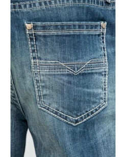 Rock & Roll Denim Men's Reflex Double Barrel Vintage Stretch Relaxed Straight Jeans 12 Rock & Roll Denim Men's Reflex Double Barrel Vintage Stretch Relaxed Straight Jeans -Western Cowboy World 2000289969 400 P5