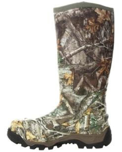 Rocky Men's Camo Rubber Snake Boots - Round Toe -Western Cowboy World 2000291449 234 P3