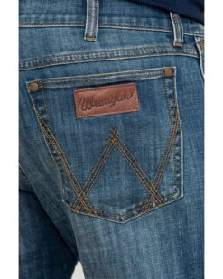 Wrangler Retro Men's Celina Stretch Slim Straight Jeans - Long 11 Wrangler Retro Men's Celina Stretch Slim Straight Jeans - Long -Western Cowboy World 2000292745 400 P4