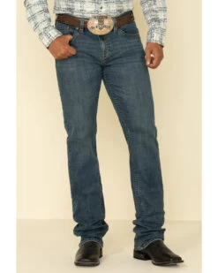 Cody James Men's High Roller Stackable Stretch Straight Medium Wash Jeans 8 Cody James Men's High Roller Stackable Stretch Straight Medium Wash Jeans -Western Cowboy World 2000295743 400 P2