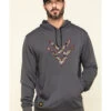 Hawx Men's Gray Tech Logo Hooded Work Sweatshirt - Tall 2 Hawx Men's Gray Tech Logo Hooded Work Sweatshirt - Tall -Western Cowboy World 2000297060 021 P1