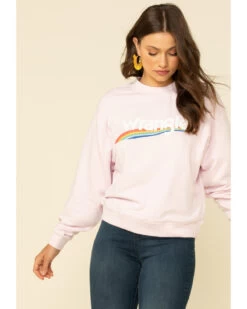 Wrangler Retro Women's Lilac High Rib Pullover