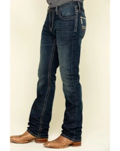 Cinch Men's Ian Rigid Dark Slim Bootcut Jeans 10 Cinch Men's Ian Rigid Dark Slim Bootcut Jeans -Western Cowboy World 2000309167 402 P3