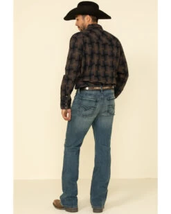 Moonshine Spirit Men's Deep Pockets Dark Wash Stretch Slim Boot Jeans 8 Moonshine Spirit Men's Deep Pockets Dark Wash Stretch Slim Boot Jeans -Western Cowboy World 2000312838 400 P2