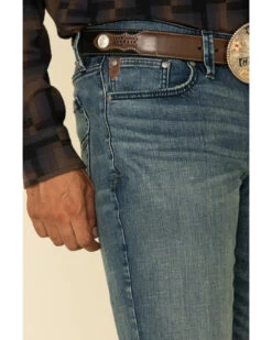 Moonshine Spirit Men's Deep Pockets Dark Wash Stretch Slim Boot Jeans 10 Moonshine Spirit Men's Deep Pockets Dark Wash Stretch Slim Boot Jeans -Western Cowboy World 2000312838 400 P4