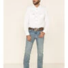 Cody James Men's Crupper Light Wash Stretch Slim Straight Jeans -Western Cowboy World 2000312845 400 P1