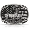 Montana Silversmiths Men's Matched Pair Deer Buckle -Western Cowboy World 2000318597 040 P1