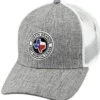 Justin Men's Heather Gray Fort Worth Texas Logo Patch Mesh-Back Ball Cap 1 Justin Men's Heather Gray Fort Worth Texas Logo Patch Mesh-Back Ball Cap -Western Cowboy World 2000323422 070 P1