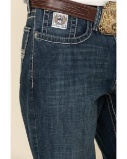 Cinch Men's White Label Performance Dark Relaxed Straight Jeans 11 Cinch Men's White Label Performance Dark Relaxed Straight Jeans -Western Cowboy World 2000323611 402 P5