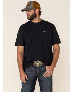 Moonshine Spirit Men's Eating Iron Dark Stretch Slim Straight Jeans 8 Moonshine Spirit Men's Eating Iron Dark Stretch Slim Straight Jeans -Western Cowboy World 2000325524 400 P2