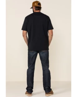 Moonshine Spirit Men's Eating Iron Dark Stretch Slim Straight Jeans 11 Moonshine Spirit Men's Eating Iron Dark Stretch Slim Straight Jeans -Western Cowboy World 2000325524 400 P5