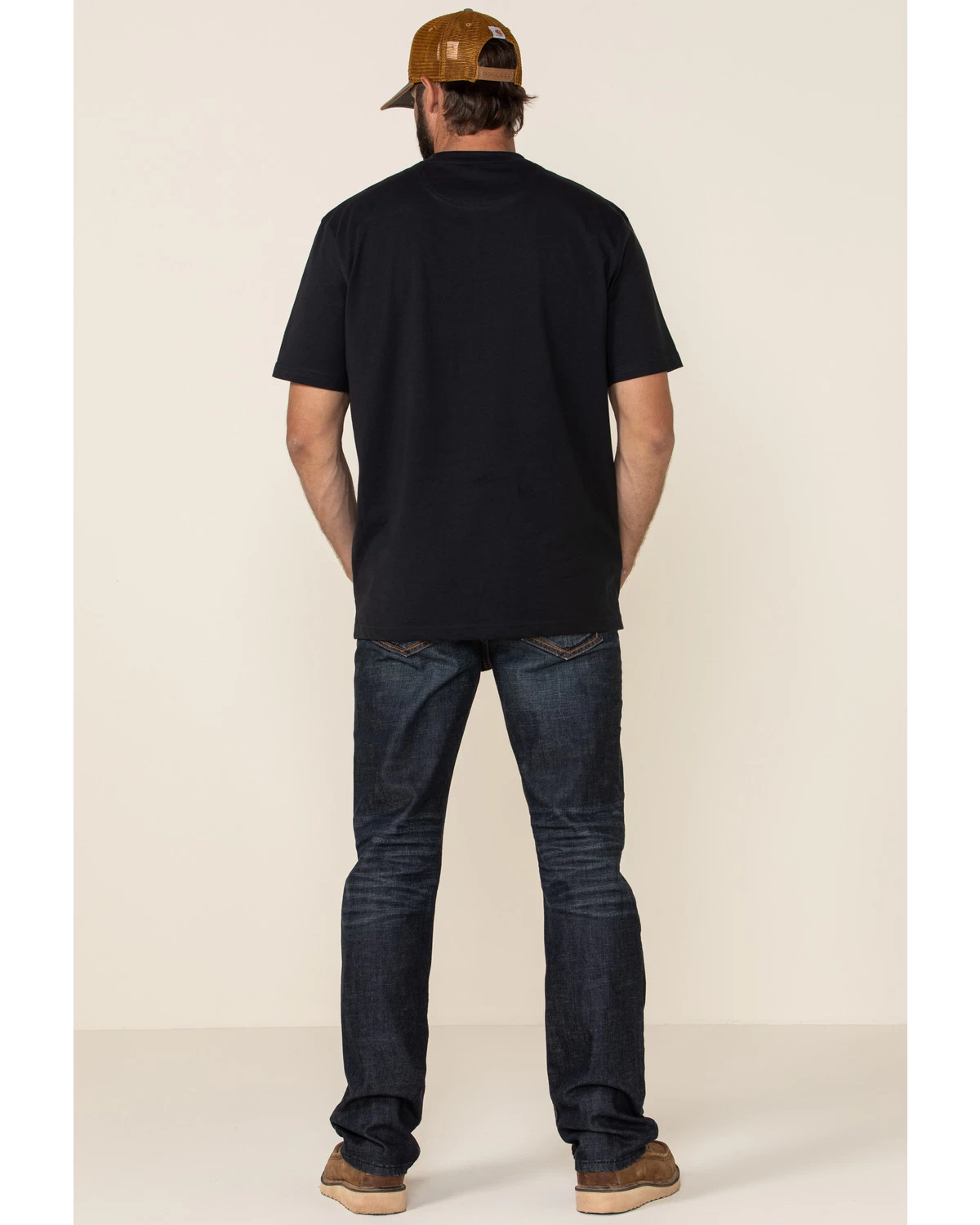 Moonshine Spirit Men's Eating Iron Dark Stretch Slim Straight Jeans 7 Moonshine Spirit Men's Eating Iron Dark Stretch Slim Straight Jeans - Image 5