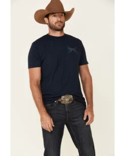 Cody James Men's Barn Sour Dark Wash Stretch Slim Straight Jeans -Western Cowboy World 2000325573 400 P2