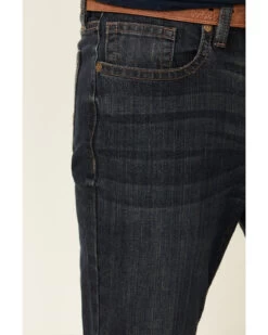Cody James Men's Barn Sour Dark Wash Stretch Slim Straight Jeans -Western Cowboy World 2000325573 400 P5