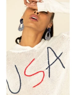 Vintage Havana Women's USA Graphic Hoodie -Western Cowboy World 2000327121 100 P5