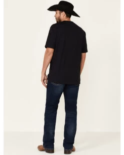 Cinch Men's Ian Rinse Dark Performance Stretch Slim Bootcut Jeans -Western Cowboy World 2000330782 402 P3