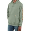 Carhartt Men's Loose Fit Midweight Logo Sleeve Graphic Hooded Sweatshirt - Big -Western Cowboy World 2000330863 300 P1