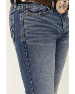 Cody James Men's Bronco Medium Wash Stackable Straight Stretch Jeans -Western Cowboy World 2000332558 400 P5