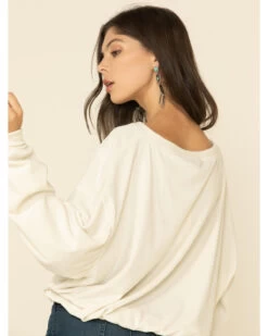 Z Supply Women's Bodhi Velour Sweatshirt -Western Cowboy World 2000333002 103 P4