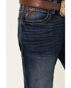 Ariat Men's M4 Denali Malone Dark Stretch Stackable Relaxed Straight Jeans 11 Ariat Men's M4 Denali Malone Dark Stretch Stackable Relaxed Straight Jeans -Western Cowboy World 2000333947 400 P5