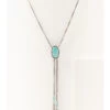 Prime Time Women's Turquoise Stone Bolo Necklace