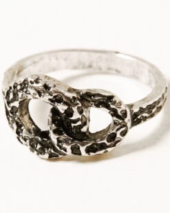 Prime Time Jewelry Women's Pink Marble & Silver Statement Ring Set -Western Cowboy World 2000334023 040 P4