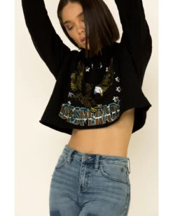 Country Deep Women's Desperado Cropped Hooded Sweatshirt -Western Cowboy World 2000335281 001 P4