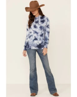 Hooey Women's Tie Die Logo Graphic Hoodie -Western Cowboy World 2000337409 410 P2