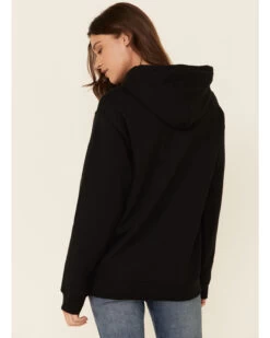 Ruby's Rubbish Women's She's A Good Girl USA Seal Graphic Hooded Sweatshirt -Western Cowboy World 2000337415 001 P4