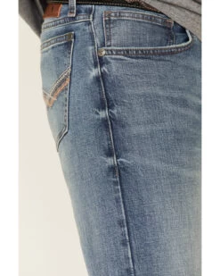 Wrangler 20X Men's Misty Vintage Light Wash Stretch Slim Bootcut Jeans 11 Wrangler 20X Men's Misty Vintage Light Wash Stretch Slim Bootcut Jeans -Western Cowboy World 2000340795 400 P5