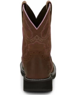 Justin Women's Wanette Western Work Boots - Steel Toe -Western Cowboy World 2000340878 230 P4