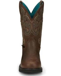 Justin Women's Tasha Waterproof Western Work Boots - Steel Toe -Western Cowboy World 2000340881 200 P4
