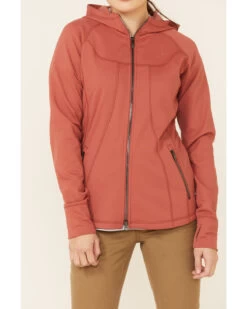 Ariat Women's Marsala Attain Thermal Zip-Front Hoodie 8 Ariat Women's Marsala Attain Thermal Zip-Front Hoodie -Western Cowboy World 2000341911 640 P3