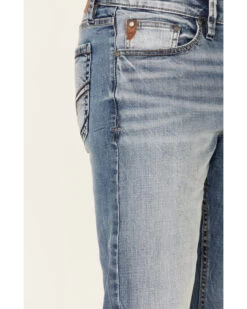 Moonshine Spirit Men's Grant Medium Wash Stretch Slim Straight Jeans 9 Moonshine Spirit Men's Grant Medium Wash Stretch Slim Straight Jeans -Western Cowboy World 2000342634 400 P4