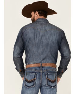 Cody James Core Men's Bannon Dark Wash Stretch Slim Straight Jeans -Western Cowboy World 2000342638 400 P3