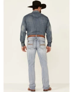 Cody James Core Men's Ringo Light Wash Performance Stretch Stackable Straight Jeans 9 Cody James Core Men's Ringo Light Wash Performance Stretch Stackable Straight Jeans -Western Cowboy World 2000342678 400 P4