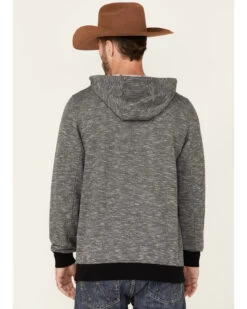 Cody James Men's Heather Black Embroidered Logo Sleeve Pullover Hooded Sweatshirt -Western Cowboy World 2000342814 001 P4