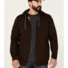 Moonshine Spirit Men's Brown Koa Wood Zip-Front Hooded Jacket 1 Moonshine Spirit Men's Brown Koa Wood Zip-Front Hooded Jacket -Western Cowboy World 2000342815 200 P1