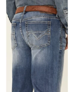 Cody James Men's Finley Light Wash Stackable Stretch Regular Straight Jeans -Western Cowboy World 2000342921 400 P3