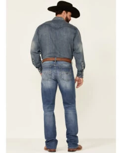 Cody James Men's Finley Light Wash Stackable Stretch Regular Straight Jeans -Western Cowboy World 2000342921 400 P4