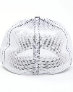 Cody James Men's Gray Logo Patch Mesh-Back Flex-Fit Ball Cap -Western Cowboy World 2000342940 020 P3