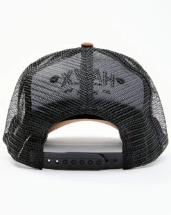 Hawx Men's Dark Brown Logo Graphic Mesh-Back Ball Cap -Western Cowboy World 2000342950 201 P3